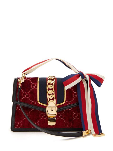 gucci sylvie red bag|gucci sylvie shoulder bag.